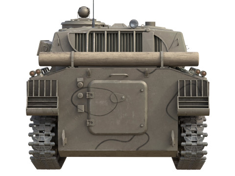 2S1 Gvozdika Soviet Howitzer Model 3D