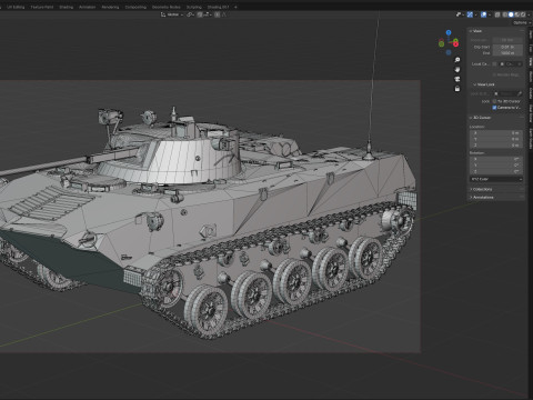 BMD 2 Infantry Fighting Vehicle 3D मॉडल