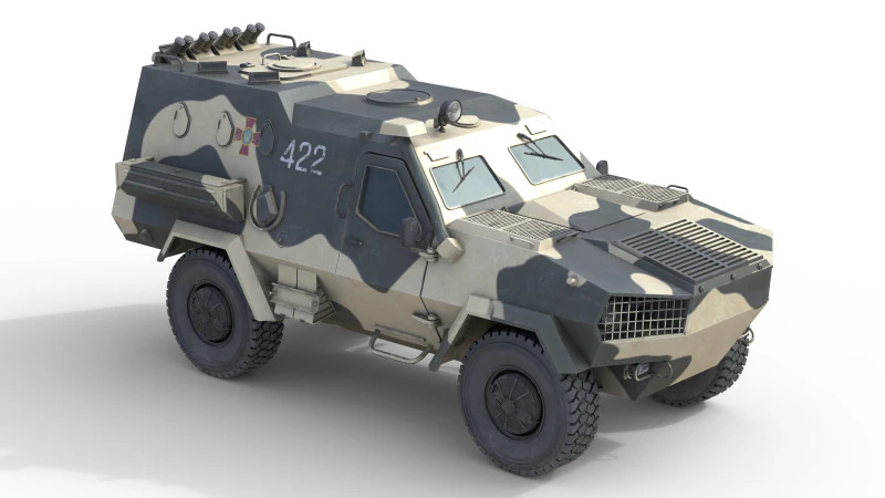 Dozor B Infantry mobility vehicle 3D Model .c4d .max .obj .3ds .fbx .stl .blend 
