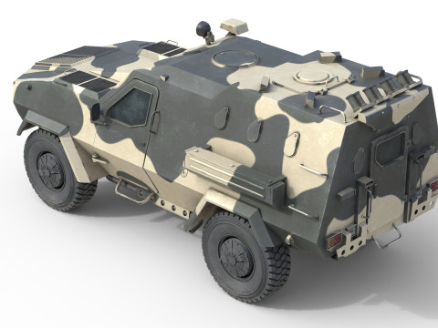 Dozor B Infantry mobility vehicle 3D Model