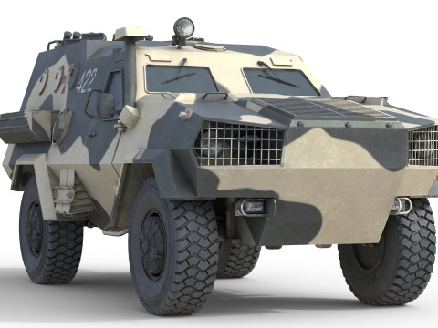 Dozor B Infantry mobility vehicle 3D Model