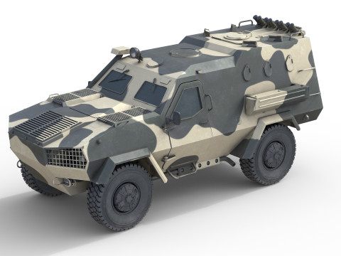 Dozor B Infantry mobility vehicle 3D Model