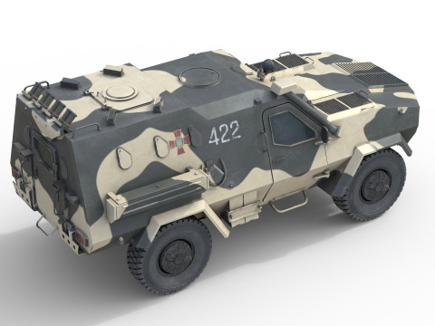 Dozor B Infantry mobility vehicle 3D Model
