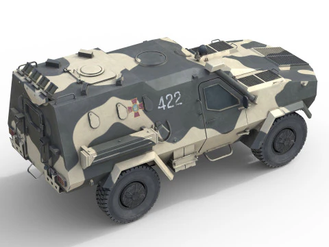 Dozor B Infantry mobility vehicle 3D Model