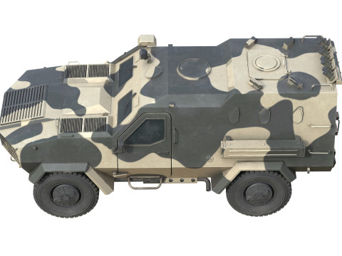 Dozor B Infantry mobility vehicle 3D Model