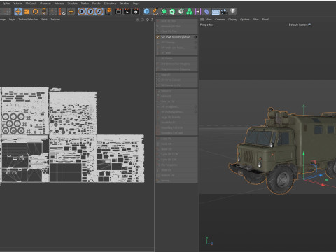 Gaz 66 Military Truck 3D मॉडल