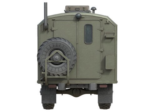 Gaz 66 Military Truck 3D मॉडल