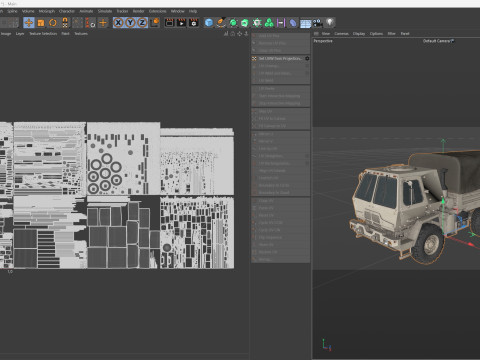 M1083 MTV Cargo Truck 3D Модель