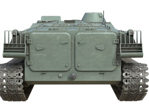 MT LB Multipurpose Armored Vehicle 3D Model