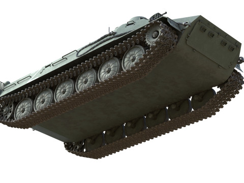 MT LB Multipurpose Armored Vehicle 3D Model