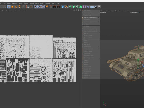Carro armato medio tedesco Panzer IV Modello 3D