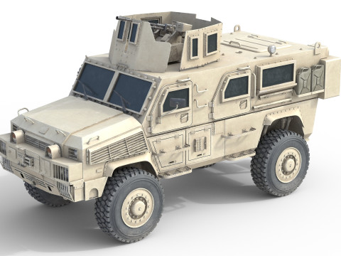 RG 33 Light Armored Vehicle MRAP 3D Model