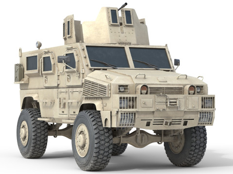 RG 33 Light Armored Vehicle MRAP Modelo 3D