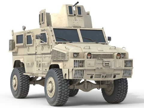 Veicolo blindato leggero RG 33 MRAP Modello 3D