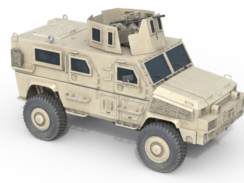 RG 33 Light Armored Vehicle MRAP Modelo 3D