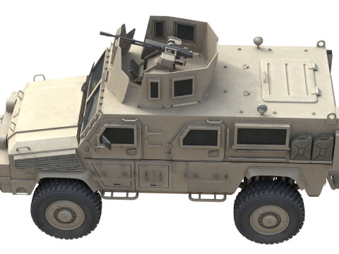 RG 33 Light Armored Vehicle MRAP Modelo 3D