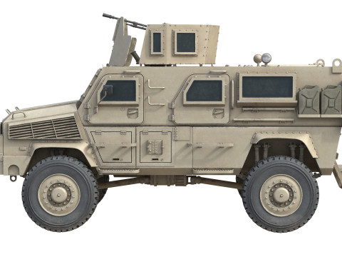 RG 33 Light Armored Vehicle MRAP Modelo 3D