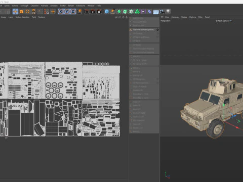 Veicolo blindato leggero RG 33 MRAP Modello 3D
