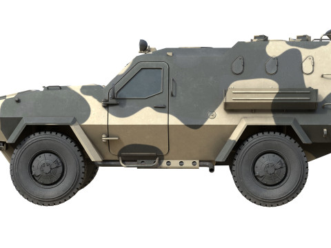5 Military Vehicles Collection V21 3D-Modell