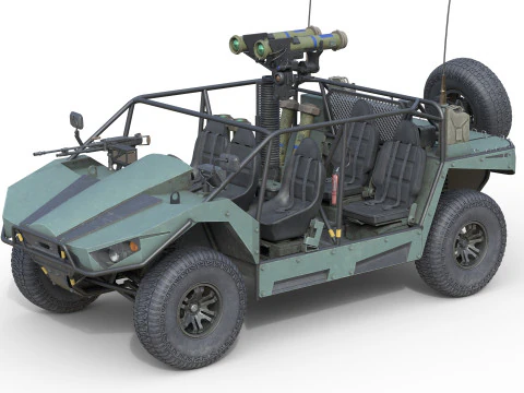 10 Collezione di veicoli militari V9 Modello 3D