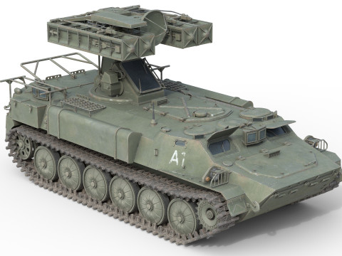 9K35 Strela 10 Vehicle Mounted SAM 3Dモデル