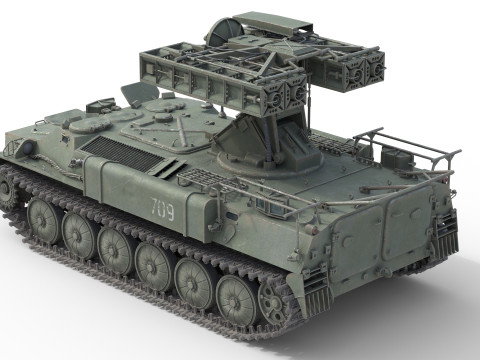 9K35 Strela 10 Vehicle Mounted SAM 3Dモデル