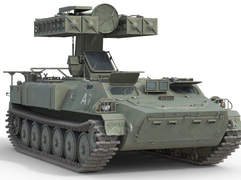 9K35 ストレラ 10 車載 SAM 3Dモデル