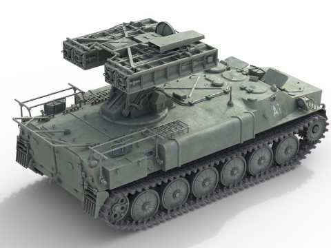 9K35 Strela 10 Vehicle Mounted SAM 3Dモデル