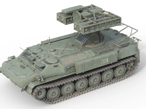 9K35 ストレラ 10 車載 SAM 3Dモデル