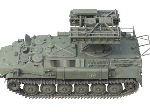 9K35 Strela 10 Vehicle Mounted SAM 3Dモデル