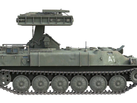 9K35 ストレラ 10 車載 SAM 3Dモデル