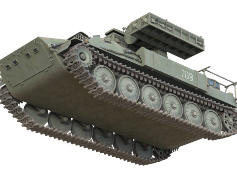 9K35 Strela 10 Vehicle Mounted SAM 3Dモデル