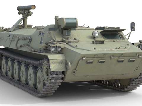 9K114 シュトゥルム サクロス ソビエト対戦車ミサイル 3Dモデル