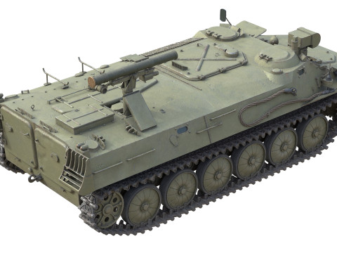9K114 Shturm Saclos Soviet Anti Tank Missile 3Dモデル