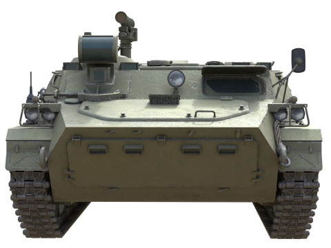 9K114 Shturm Saclos Soviet Anti Tank Missile 3Dモデル