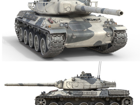 AMX 30 Main battle tank 3D Model