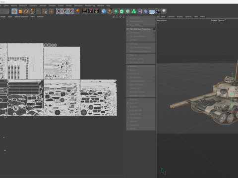 AMX 30 Main battle tank 3D 모델