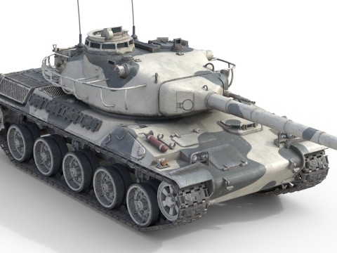 AMX 30 Main battle tank 3D 모델