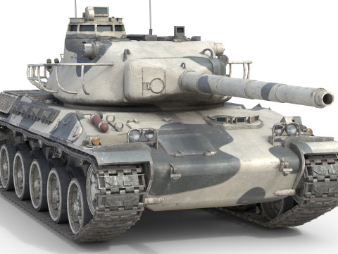 AMX 30 Main battle tank 3D 모델