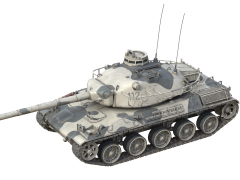 AMX 30 Main battle tank 3D 모델