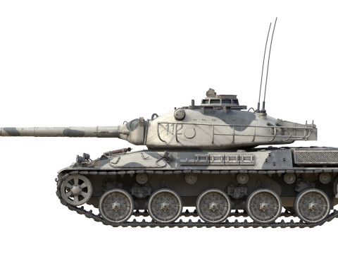 AMX 30 Main battle tank 3D 모델