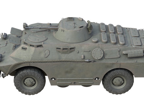 BRDM 2 Amphibious Armoured Scout Car 3Dモデル
