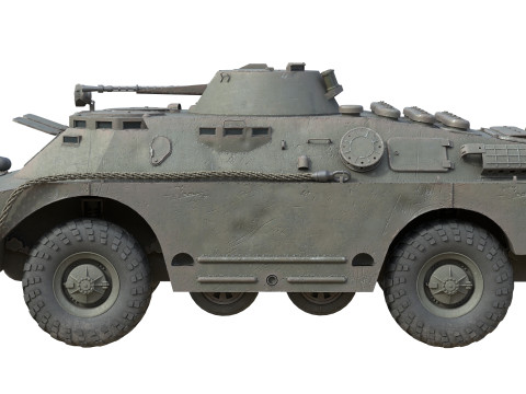 BRDM 2 Amphibious Armoured Scout Car 3Dモデル