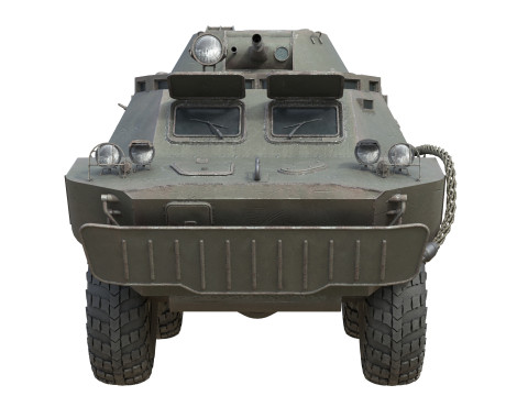 BRDM 2 Amphibious Armoured Scout Car 3Dモデル