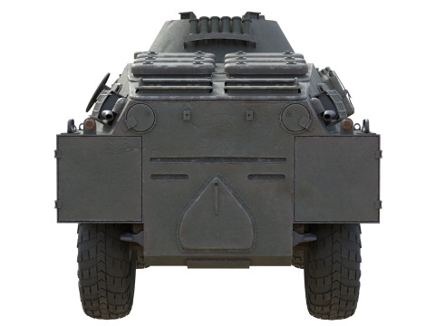 BRDM 2 Amphibious Armoured Scout Car 3Dモデル