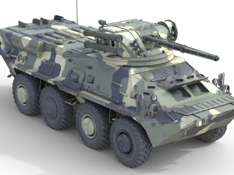 BTR 3 Armored Personnel Carrier 3D Model