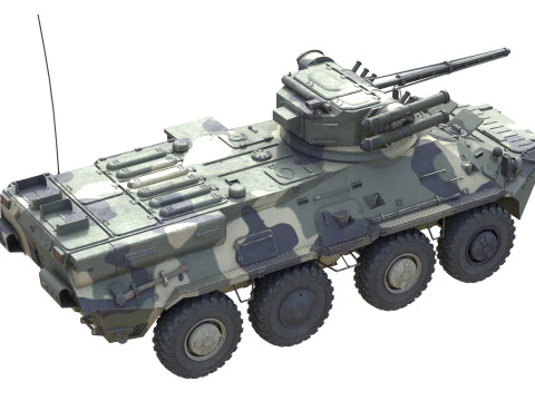 BTR 3 Armored Personnel Carrier 3D Model