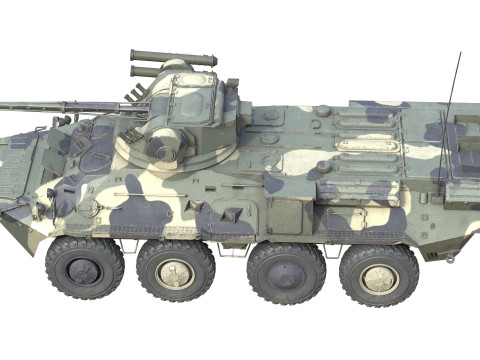 BTR 3 Armored Personnel Carrier 3Dモデル