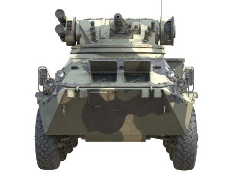 BTR 3 Armored Personnel Carrier 3Dモデル