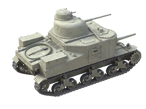 M3 Lee American Medium Tank 3D Model